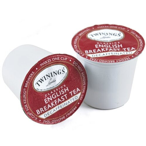 Twinings English Breakfast  DECAF Tea, K-Cup  for Keurig K-Cup