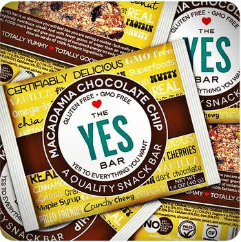 Yes Bar Macadamia Chocolate Chip  12/1.4 oz
