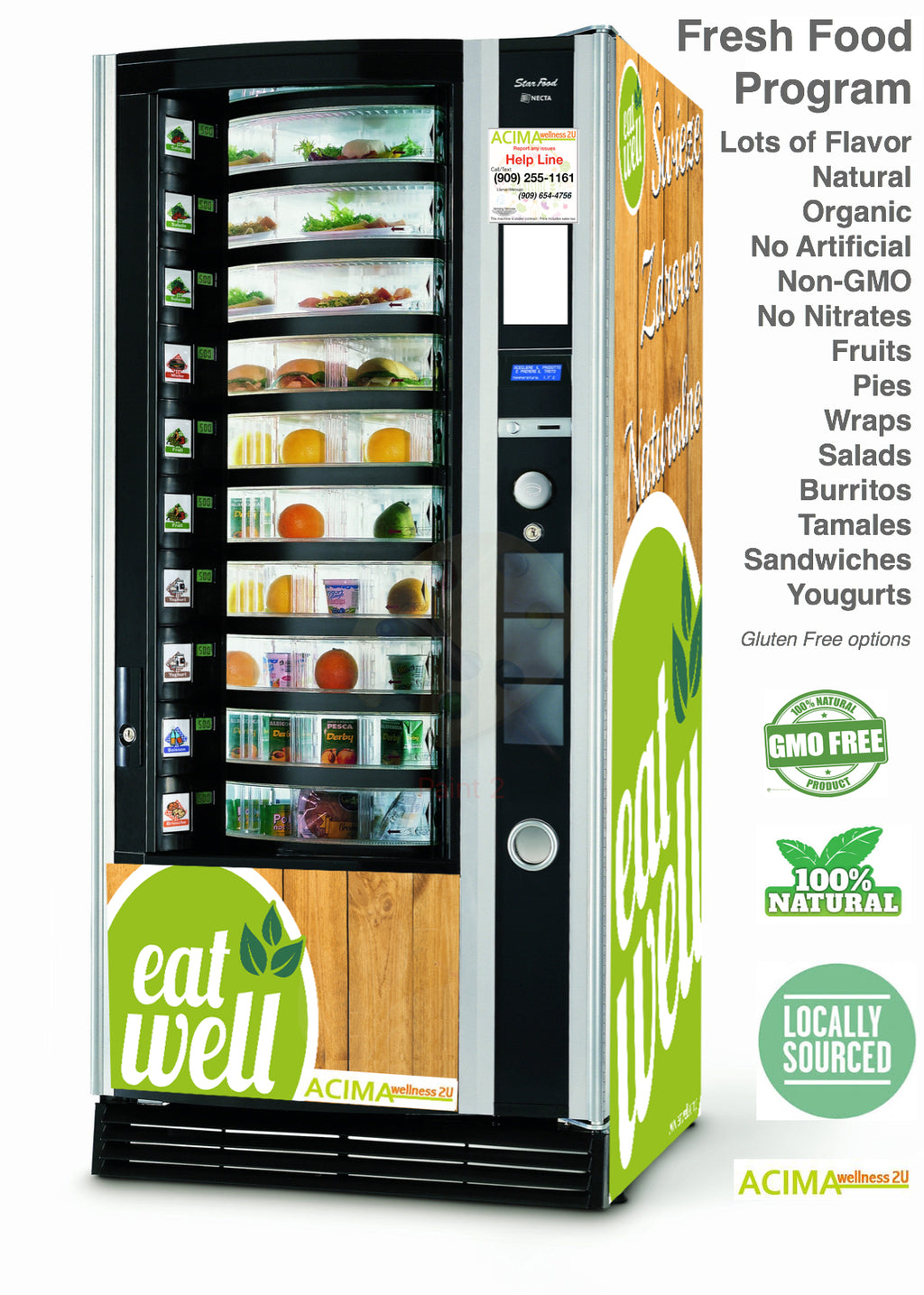 Vending Services - Healthy, Balanced CALL (909)654-6161