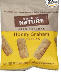 Back to Nature Honey Graham Sticks - 4/8/1 oz