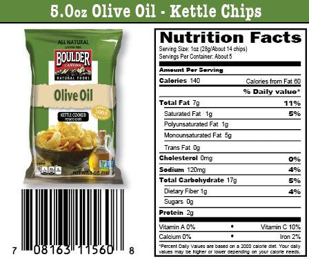 Boulder Canyon Olive Oil 12/5 oz