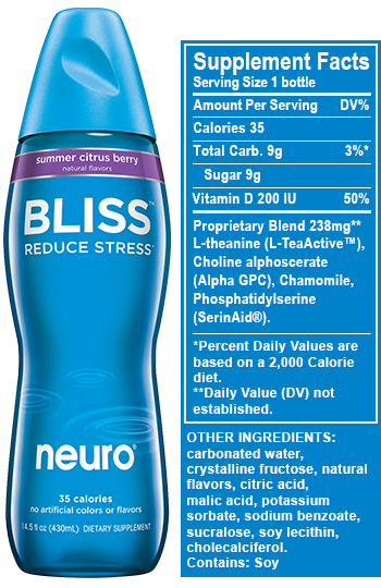 Neuro Bliss 12/14.5 OZ Caff FREE