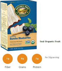 Natures Path BLUEBERRY Toasted Pastries-Frosted  12/11oz