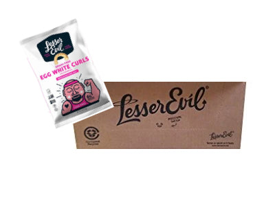 Lesser Evil Egg White Curls - Himalayan Pink Salt 24/1.5oz