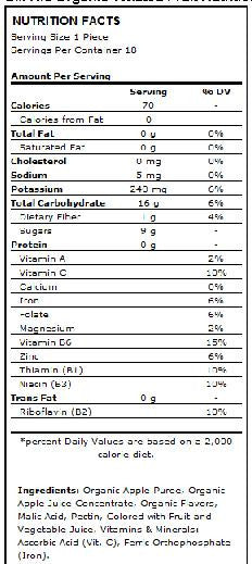 Clif Kid Organic Z Fruit Rope, Variety 24/0.70 oz