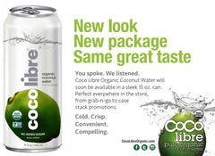 CoCo Libre  Organic Coconut Water -12/15oz Can