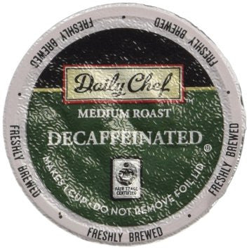 Daily Chef medium roast decaf coffee fair trade K-cup