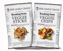 The Daily Crave Veggie Chips  Case of  / 1.25oz
