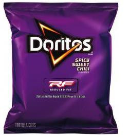 Doritos® Reduced Fat Whole   Grain Spicy Sweet Chili  72/1 oz