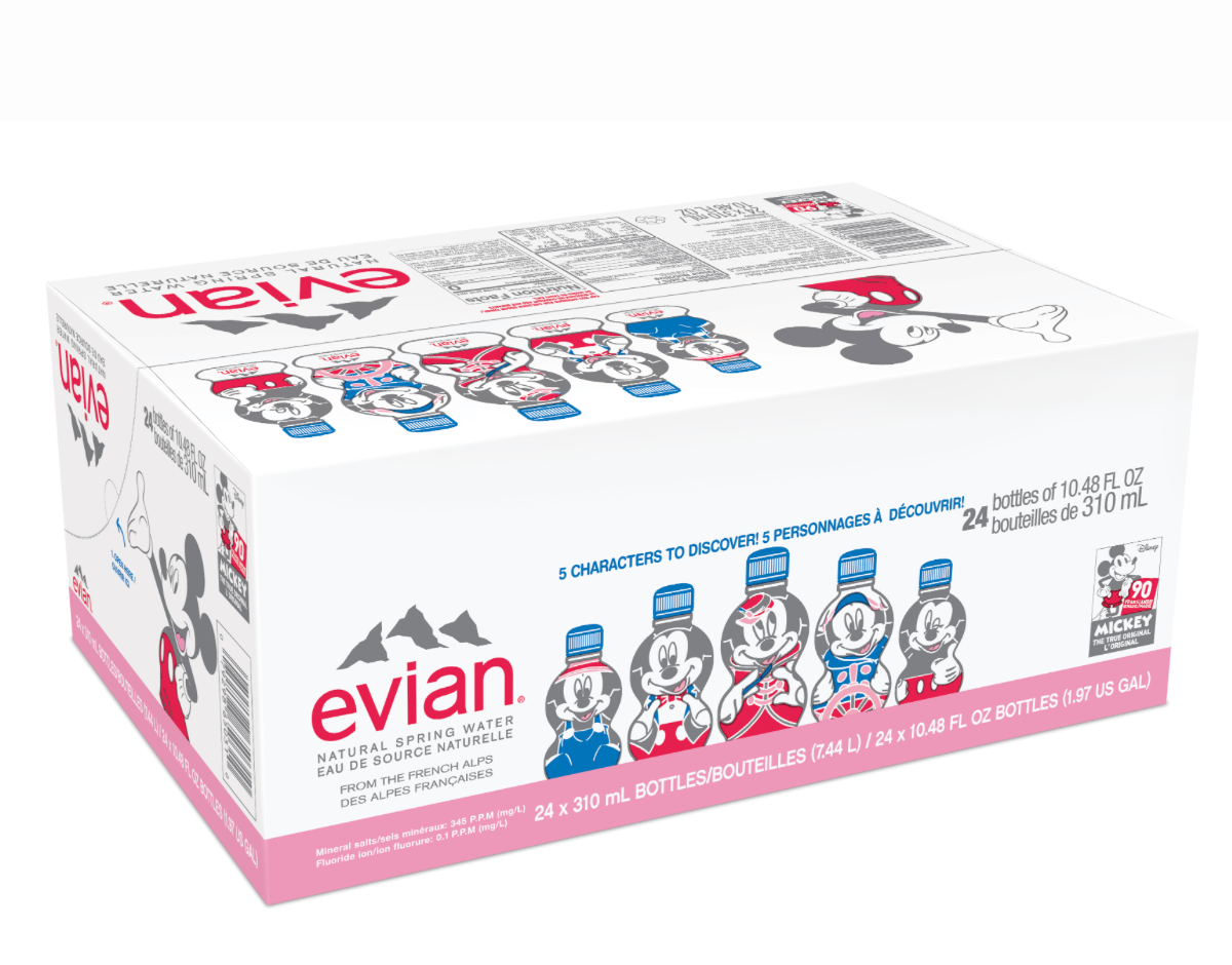 Evian Water Disney 24/10.48oz