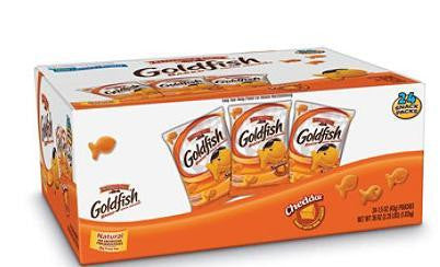 Pepperidge Farm GoldFish Baked Cheddar Snack Crackers, 24/1.5 oz