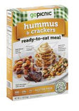 Gopicnic Hummus and Cracker meal on the go box  Case of 6 / 4.1oz