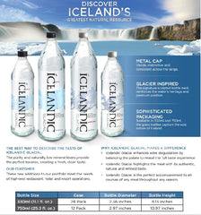 Icelandic Glacial Sparkling Water (Glass Bottle) - 24/11.1oz