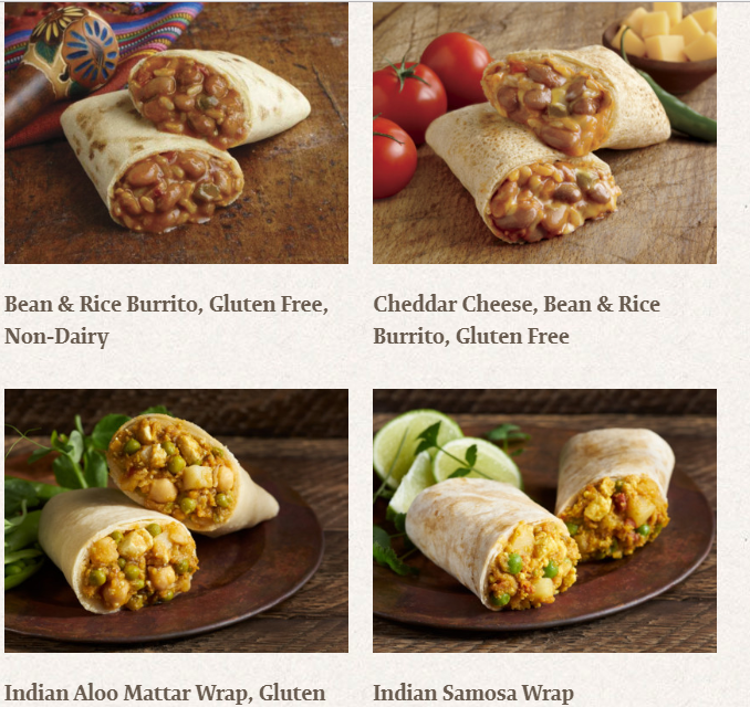 Amy's India Somosa Wrap