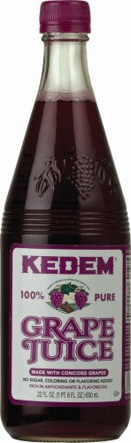 Kedem 100% Pure Grape Juice 22oz