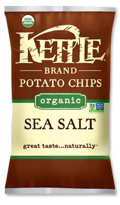 Kettle Brand Potato Chips Organic Sea Salt 1.375 oz