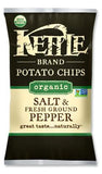 Kettle Brand Potato Chips Organic Sea Salt & Fresh Pepper - 15/5oz