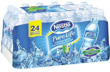 Nestle Pure Life,  Purified Water, Still, PET, 78 Cases/24ct  (0.5L)