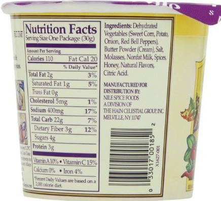 Nile Spice Couscous Cups, Low Fat Lentil Curry 1.9 oz