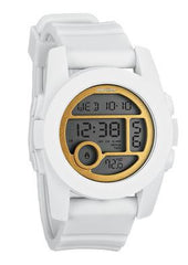 Nixon The Unit  40 Watch  All White/ Gold