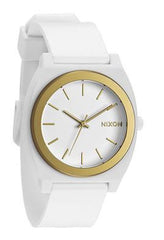 Nixon Time Teller P White/Gold Ano Watch