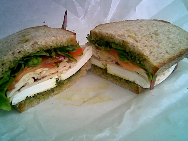 Chicken Pesto Sandwich