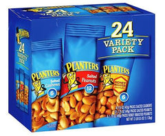 Planters Variety Pack Nuts 24/1.75 & 1.5 Oz Ounce Bags