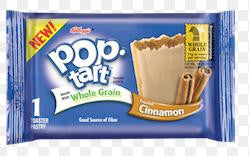 Kellogg's Pop Tart Cinnamon Whole Grain - 12/1.76 oz