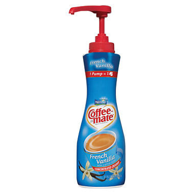 Nestle Coffee Mate Liquid Creamer Pump -  French Vanilla (625 ml)