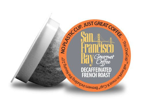 San Francisco Bay Coffee Decaf French Roast Single Cups - 12/6/4.65 oz