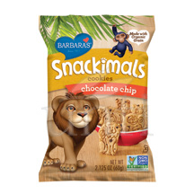 BARBARA`S BAKERY Snackimals Chocolate Chip Cookies 18/2.125 OZ