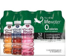 Sobe Life Water  3 flavor pack PET 12/20oz
