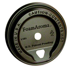 FoamAroma® Coffee Lid - Black ITEM # FMA-L1M1-PB (50)