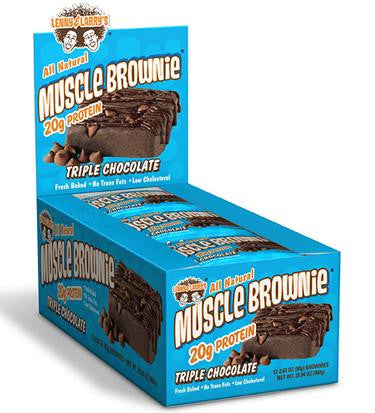 LENNY & LARRY`S Triple Chocolate Muscle Brownie®- 12/2.82oz