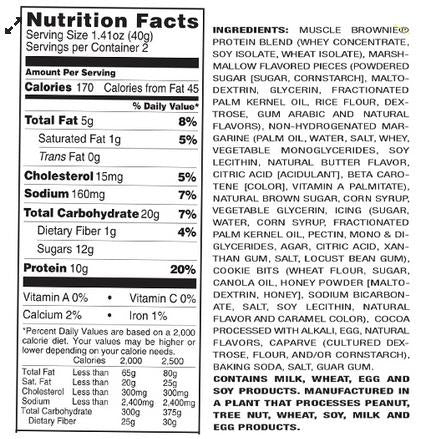 LENNY & LARRY`S Triple Chocolate Muscle Brownie®- 12/2.82oz