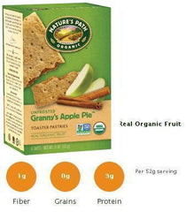 Natures Path Apple Cinnamon Toasted Pastries (Unfrosted) - 12/11oz