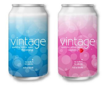 Vintage Sparkling Water Grapefruit  2-12 12 oz