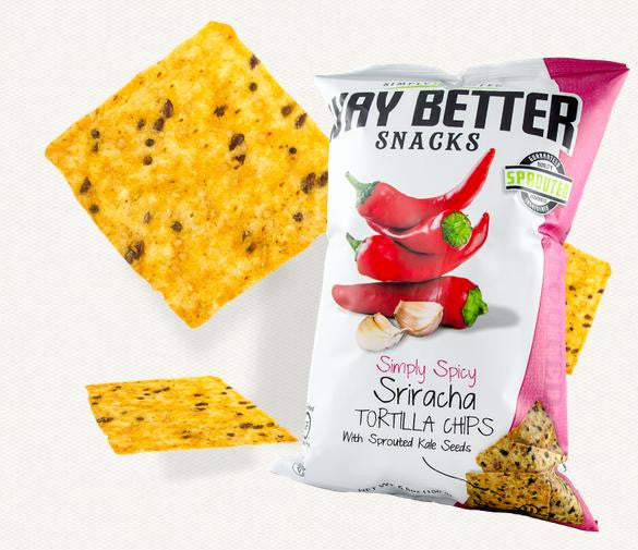Way Better Simply Spicy  Sriracha Tortilla Chips 24 / 1.25 oz.