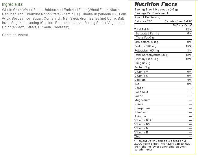 Wheat Thin  30/1.75 oz